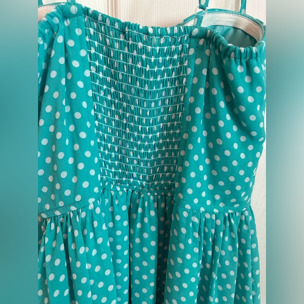 polka dot pinup rockabilly high low dress NWT - Picture 8 of 12